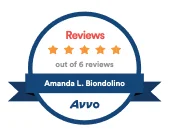 Reviews - 5 stars out of 6 reviews - Amanda L. Biondolino - Avvo